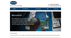 Desktop Screenshot of memotech.co.uk