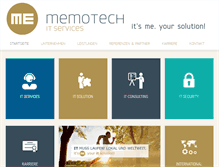 Tablet Screenshot of memotech.net